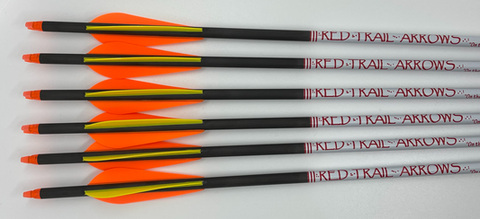 Red Trail Fletched Arrows