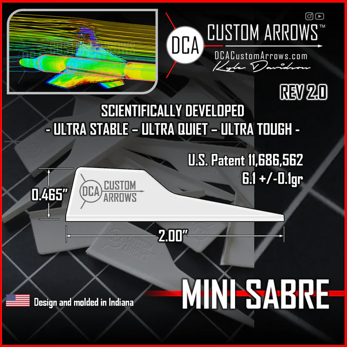 DCA Fletching  Mini Sabre 40 Pack